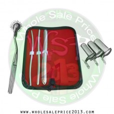 Hegar uterine dilator 3 pieces set, 5-6, 7-8, 15-16, pinwheel, collin 3pcs