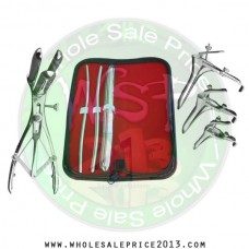 Hegar uterine dilator 3 pieces set, 5-6, 7-8, 17-18, mathieu speculum, grave 3pcs