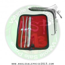 Hegar uterine dilator 3 pieces set, 5-6, 7-8, 17-18, grave large