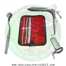 Hegar uterine dilator 3 pieces set, 5-6, 7-8, 17-18, pinwheel, grave large, collin large
