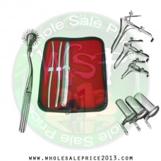 Hegar uterine dilator 3 pieces set, 5-6, 7-8, 17-18, pinwheel, grave 3pcs, collin 3pcs