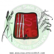 Hegar uterine dilator 3 pieces set, 5-6, 7-8, 9-10, mathieu speculum, grave 3pcs