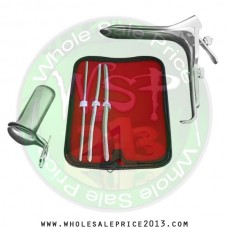 Hegar uterine dilator 3 pieces set, 5-6, 7-8, 9-10, grave large, collin large