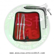 Hegar uterine dilator 3 pieces set, 5-6, 7-8, 9-10, grave large