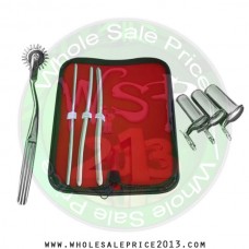 Hegar uterine dilator 3 pieces set, 5-6, 7-8, 9-10, pinwheel, collin 3pcs