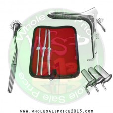 Hegar uterine dilator 3 pieces set, 5-6, 7-8, 9-10, pinwheel, grave small, collin 3pcs