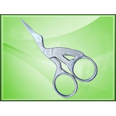 Stork Sewing Embroidery 3.5" Bird Shape Stainless Steel Scissors Ce